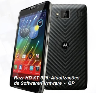 Qualidade dos Produtos - Atualização do Razr HD XT 925