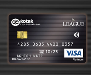 Credit card kotak League Platinum Card