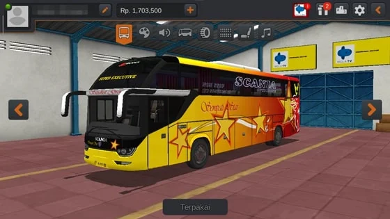 Livery Srikandi SHD Sumatera Sempati Star