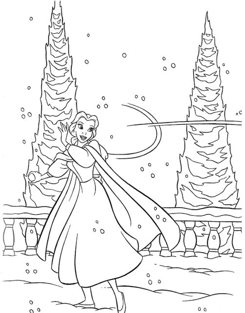 Easy to print Christmas coloring pages 3