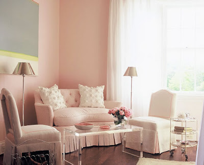 The Pink Washingtoniette: Pale Pink Bedroom
