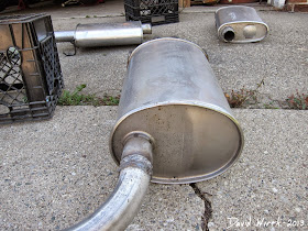 welded muffler, muffler pipe weld