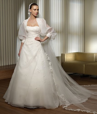 The Wedding Gown Dresses with Satin and Silk.