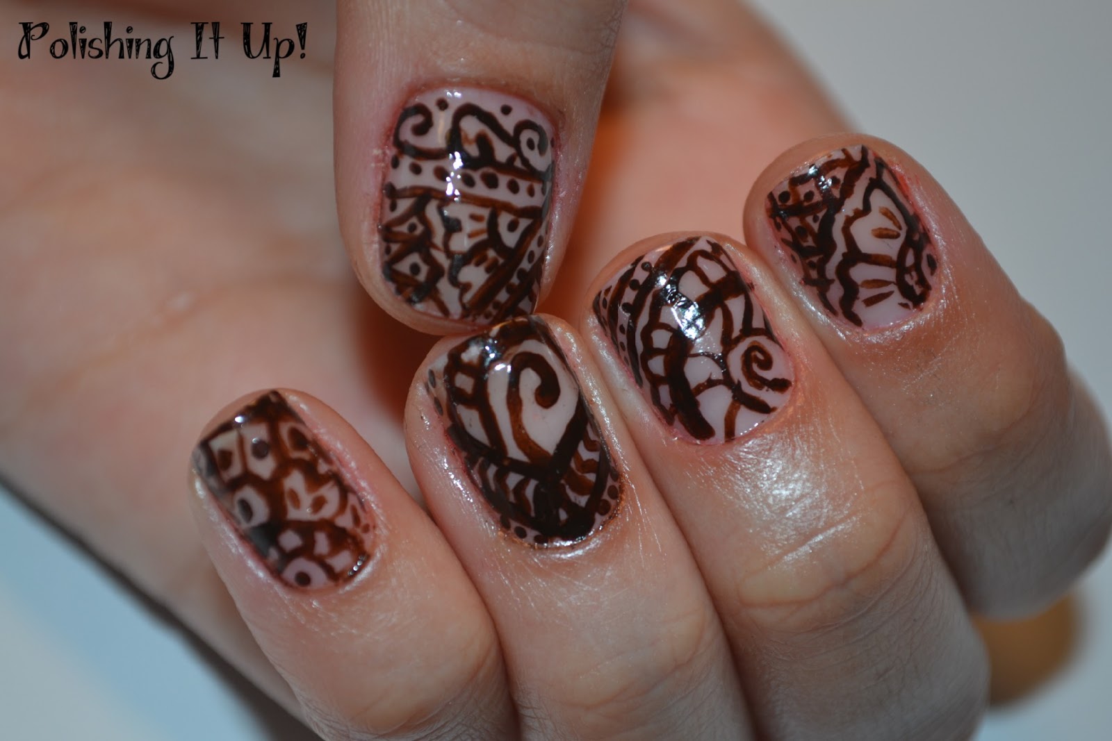 Polishing It Up Henna  Designs  Nail  Style 