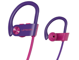 LETSCOM Bluetooth Headphones IPX7 Waterproof, Wireless Sport