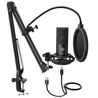 Condenser USB Microphone Kit with Shock Mount