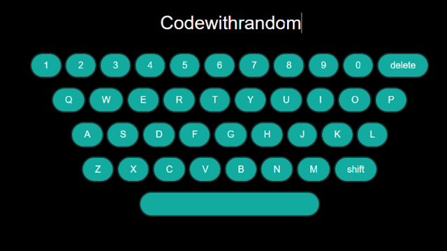 Virtual Keyboard Using JavaScript With Source Code
