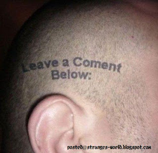 Funniest and Wierdest Tattoos @ STRANGE WORLD