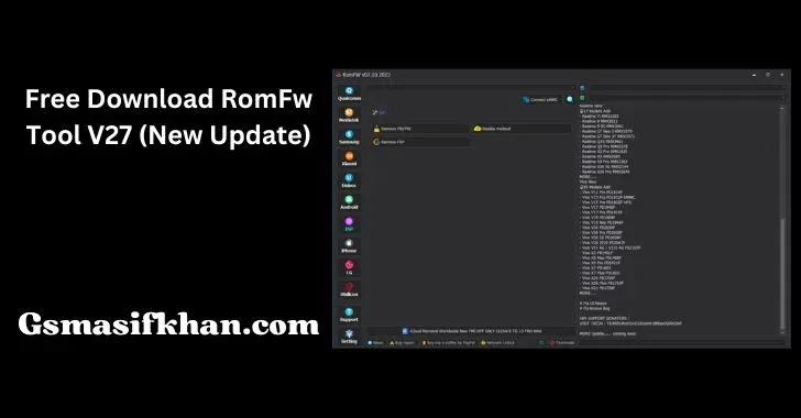Free Download RomFw Tool V27