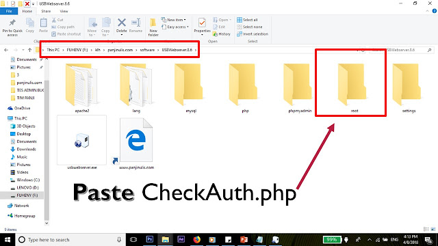 Paste CheckAuth.php
