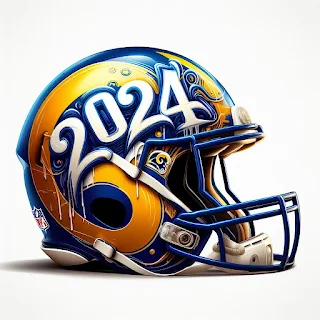 Los Angeles Rams 2024 Concept Helmets