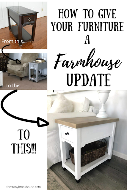 End Tables Get A Farmhouse Update