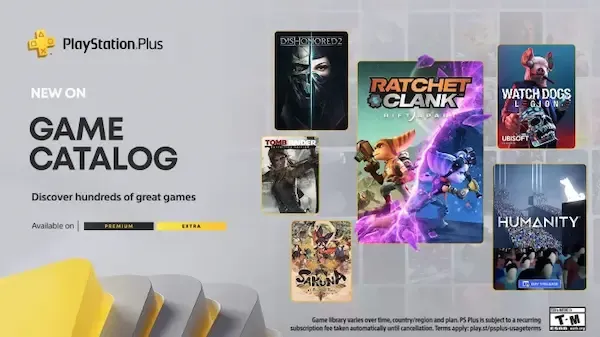 الكشف عن قائمة العاب بلايستيشن بلس PS Plus Extra Premium لشهر مايو 2023