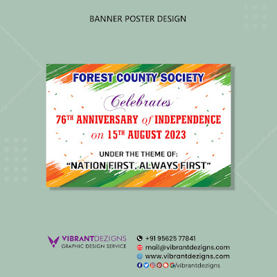 independence day banner design, independence day flex background, flex banner design thrissur, banner design online, freelance designer for banner design, graphic design service in thrissur mannuthy