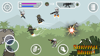 Tampilan Game Doodle Army 2 Mini Militia