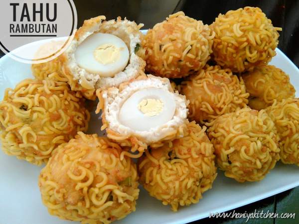 Resep Membuat Bola Tahu Rambutan Isi Telur Enak