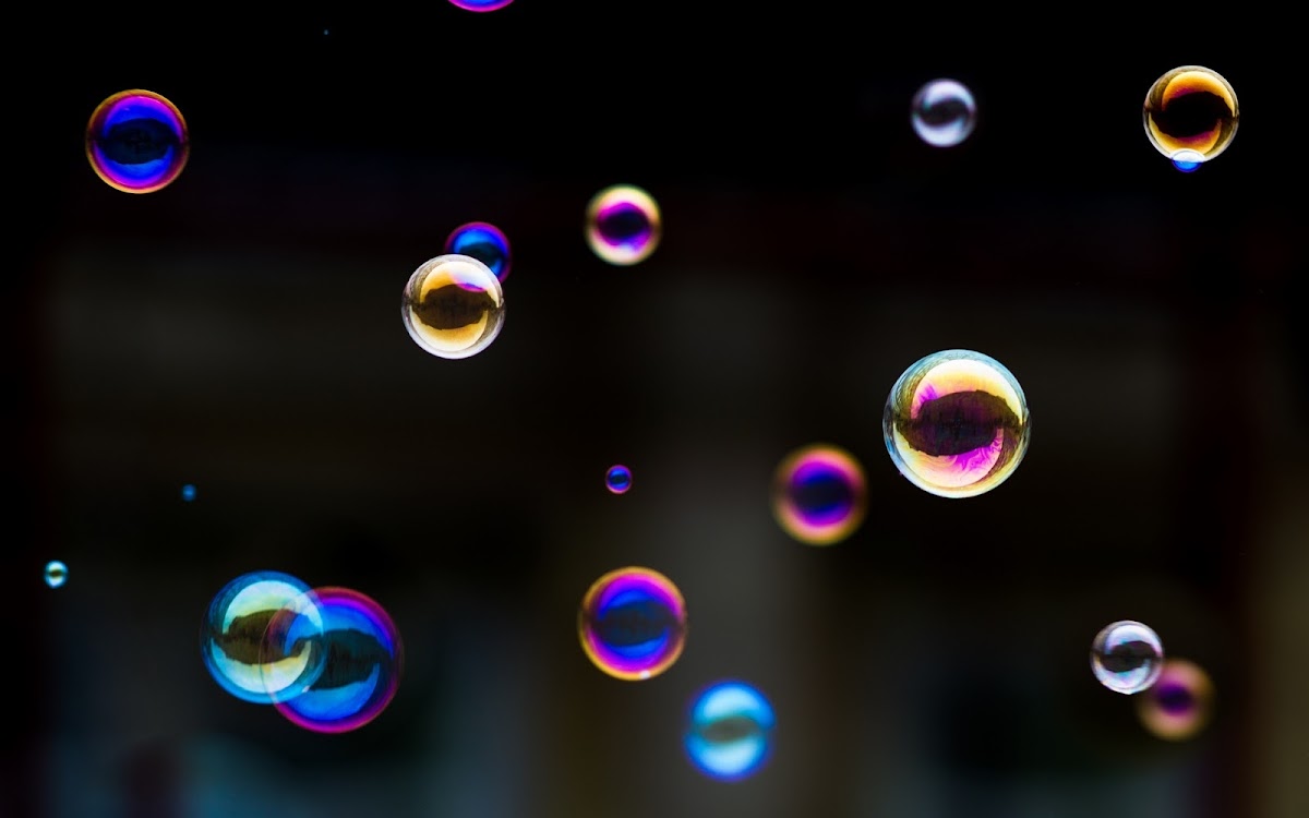 beautiful bubbles widescreen hd wallpaper