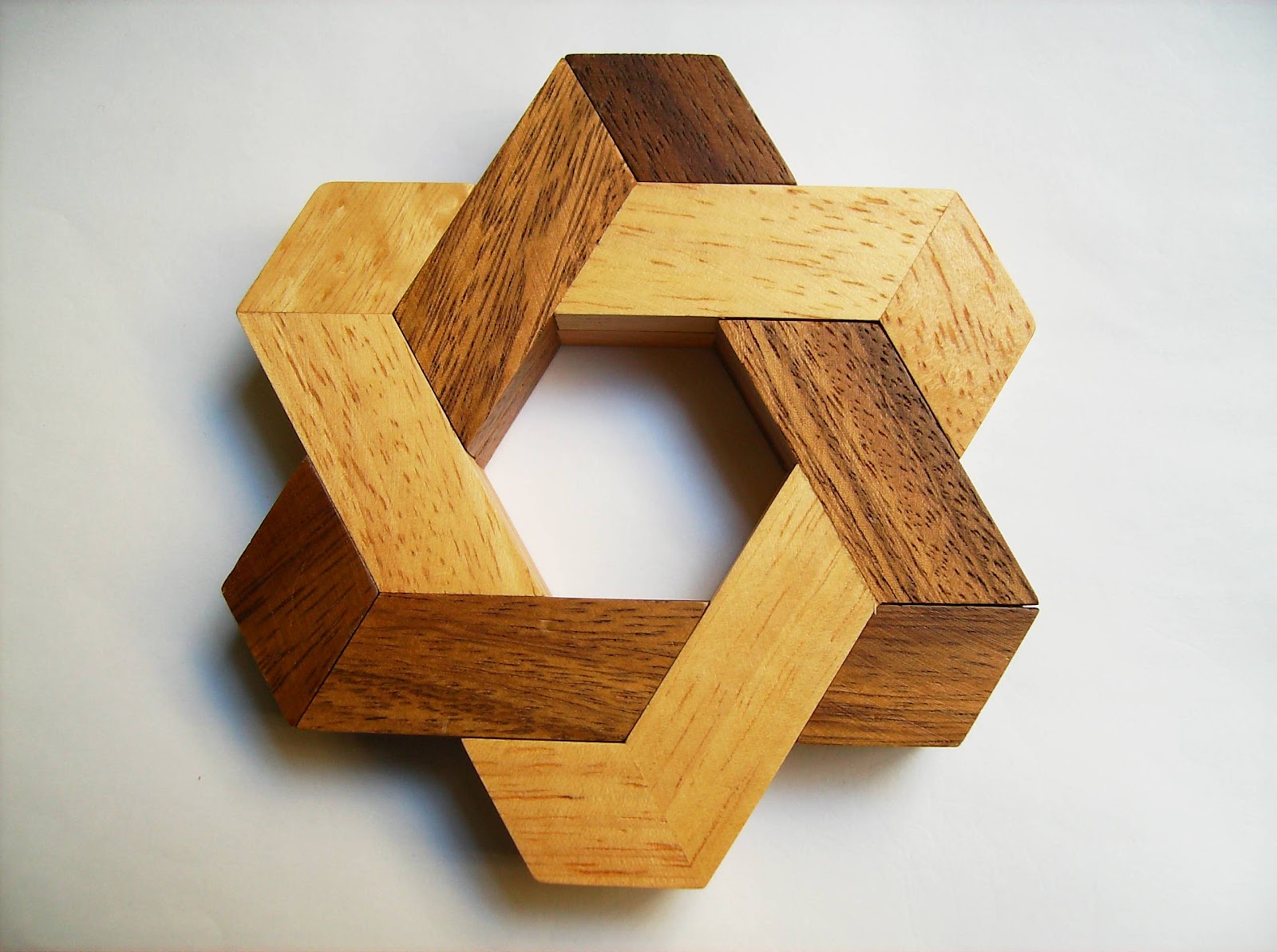 Wooden Star Puzzle Solution