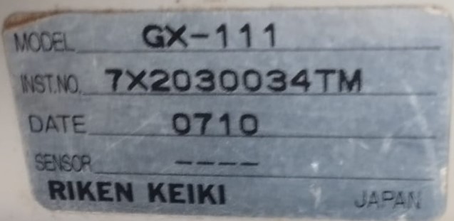 RIKEN KEIKI GX-111 GAS DETECTOR