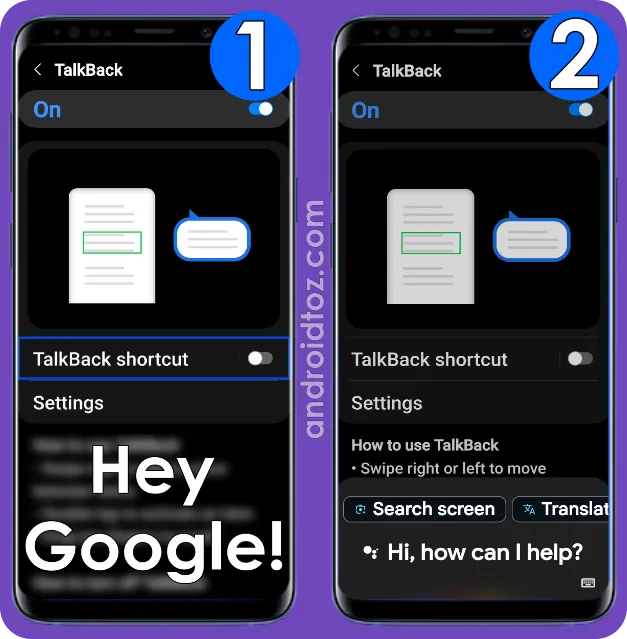 Get TalkBack Off using Google Assistant (1/2)