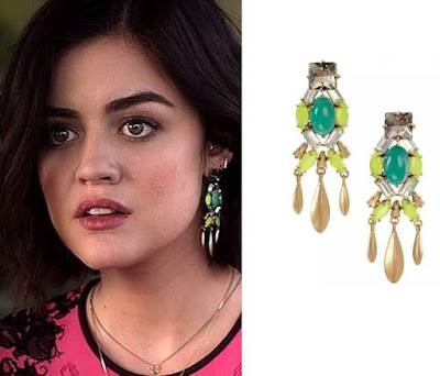  PLL Lucy Hale in Stella & Dot Jardin Earrings