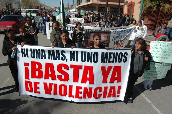 Suman 30 detenidos tras marcha en Juárez