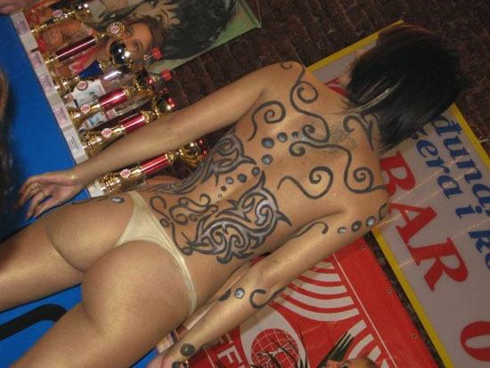 Airbrush Tattoos Body Painting >> Tattoos Airbrushed Body Painting-Self 