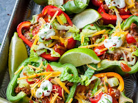 BAKED BELL PEPPER TACOS