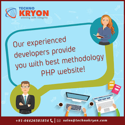 php web application development services Chennai