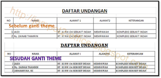 Mengganti Theme pada MS Excel 2010