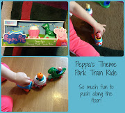 Peppa Pig's Theme Park Train Ride is now one of Little One's personal . (pp collage)