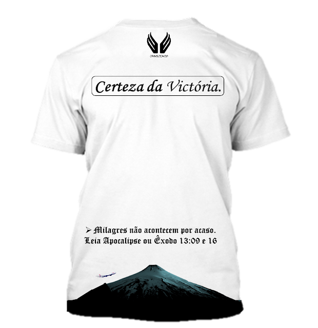 Modelo de Camiseta Camisa Uniforme para Livro Confia no Senhor é a Certeza da Victória