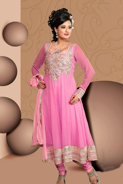 Tantalizing Rose Pink Salwar Kameez