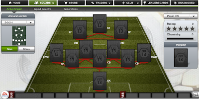 FUT 13 Formations - 5-2-2-1 - FIFA 13 Ultimate Team