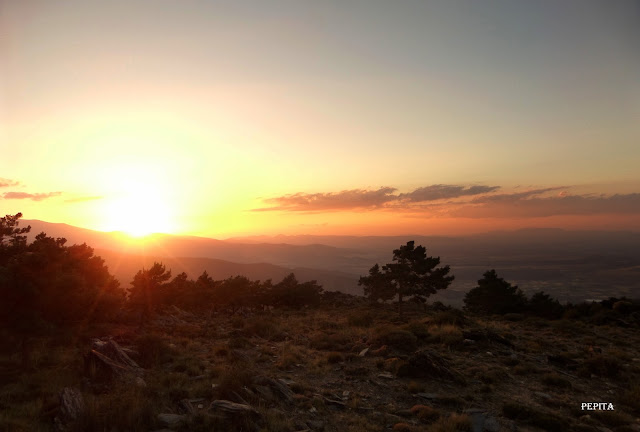 Puesta de sol.Sierra Nevada