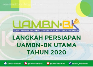 sinkronisasi UAMBN-BK UTAMA MTs dan MA 2020