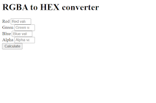 RGBA to HEX Converter Javascript | Color Converter Html Css Javascript - Codewithrandom