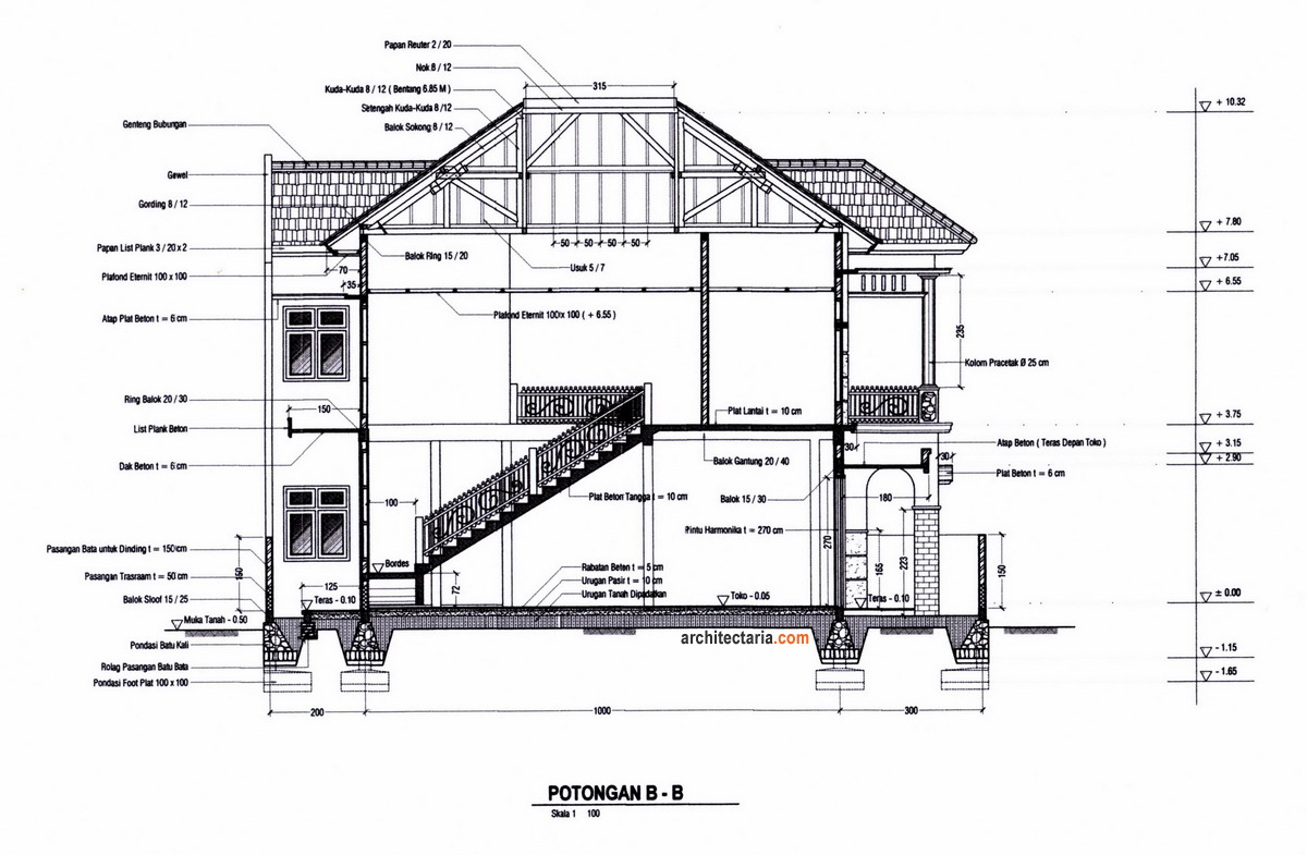 Gambar Gambar Rencana Lengkap KERABAT RUMAH