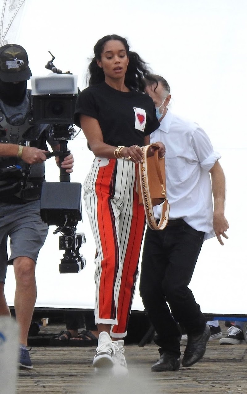 Laura Harrier Clicks  at a Photoshoot at Malibu Pier 20 Nov-2020