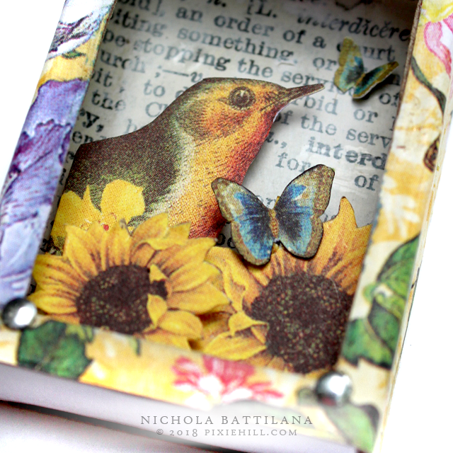 Pretty Bird Matchboxes for Graphic 45 - Nichola Battilana