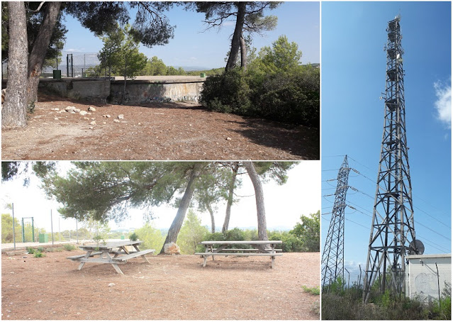 CALAFELL-MONTPAÓ-URBANITZACIÓ VALLDEMAR-TORRE D'EN VIOLA- EL PUJAL-LA TALAIA, turó de l'antena de comunicació i dipòsit d'aigua entre urbanitzacions - Mas Romeu - Segur de Calafell