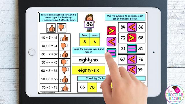 Digital number sense activities like these are a great way to keep your students engaged in learning key number sense skills throughout the year.