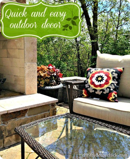 easy outdoor decor