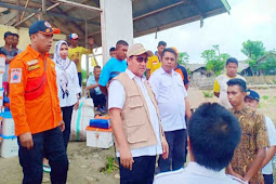 Aliong Mus Kunjungi 2 Desa Terdampak Banjir di Taliabu Selatan