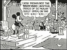 Mickey Mouse como un DeMolay