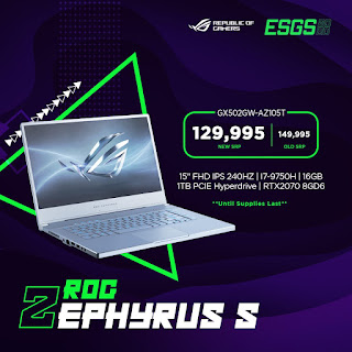 ROG Zephyrus S - GLACIER BLUE GX502GW-AZ105T