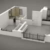 Low Cost 1 Bhk House Plan 3d