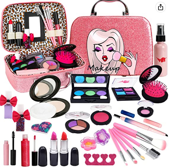 Amazon Online shopping 2023 Washable Kids Makeup Girl Toys 