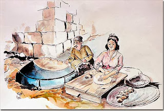 Saj Bread, Painter Kaissi, date 1970