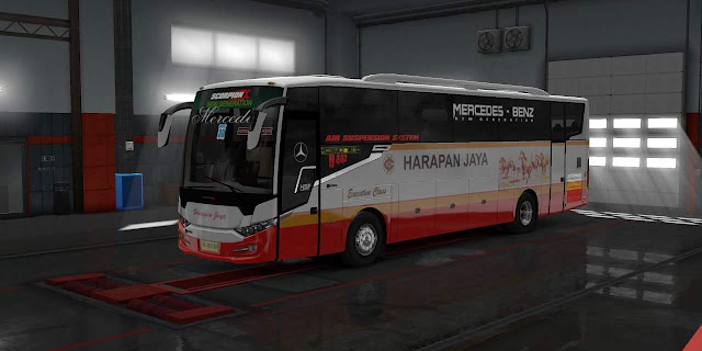 Mod Livery Scorpion X Bus Harapan Jaya